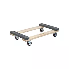 Kleton Rubber Ends Hardwood Dolly