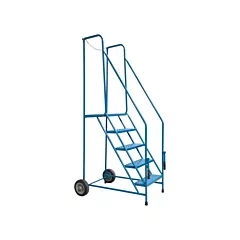 Kleton Escabeau roulant avec rails pour accès à une remorque