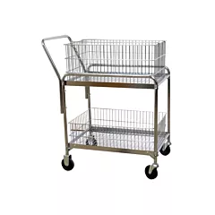 Wesco Chariot de bureau en treillis métallique pour le courrier