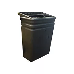 Gray Tools Plastic Refuse Bin for Utility Cart (97403B-U)