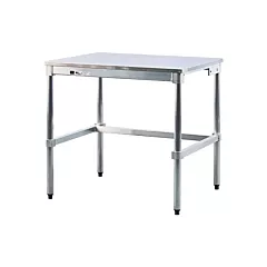 New Age Industrial Établi avec dessus en acier inoxydable