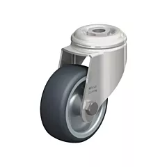 Blickle Roulette en élastomère thermoplastique acier inoxydable