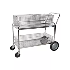 Kleton Chariot de bureau en treillis métallique pour le courrier, 23