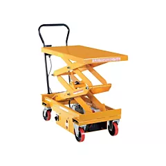 Vestil Chariot de levage hydraulique à ciseaux à batterie c. c., 39-3/4