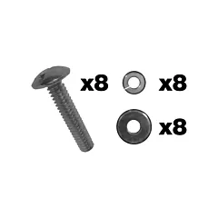 Rubbermaid Specialmade Landmark Series® Container Hardware Kit (FG3972L20000)