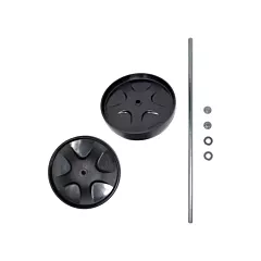 Rubbermaid Specialmade Cleaning Cart Wheel & Axle Kit (FG9T73L9GRAY)
