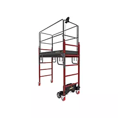 Metaltech Complete Motorized Buildman™ 6' Baker Scaffold Kit, 118-3/4