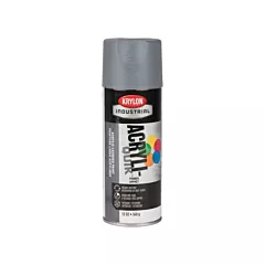 Krylon Industrial Apprêt en aérosol, Canette aérosol, Gris, 16 oz, 12 oz, Très mat (K01314A07)