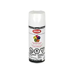 Krylon Industrial Acryli-Quik™ Spray Paint, Aerosol Can, White, 16 oz., 12 oz., Semi-Gloss (K01508A07)