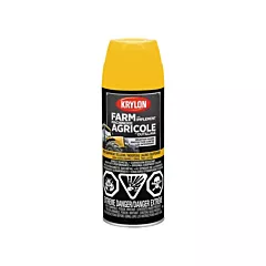 Krylon Industrial Farm & Implement Spray Paint, Aerosol Can, Yellow, 16 oz., 12 oz., High-Gloss (419440008)