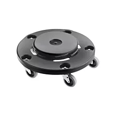 Rubbermaid Brute® Dolly, 20 - 55 US Gal., Polyethylene, Black (FG264000BLA)
