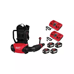 Milwaukee M18 FUEL™ Dual Battery Backpack Blower Kit, 18 V, 155 MPH, Battery Powered (3009-24HD)