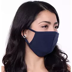 Cleantech™ reusable anti pollution breathable protective dust filter face mask-Navy Blue
