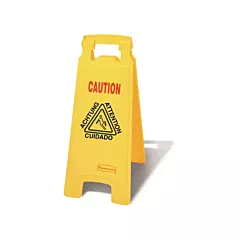 Rubbermaid Wet Floor Safety Signs, 25.0