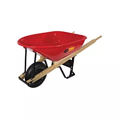 Garant Pro™ Heavy-Duty Wheelbarrow, Steel, Pneumatic, 600 lbs., 6 cu. ft. (TIFS600)