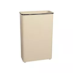 Rubbermaid Corbeille à papier rectangulaire, 96 pintes, Acier (FGWB96RAL)