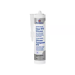 Permatex Clear RTV Adhesive Sealant, 300 ml, Clear, Cartridge (59113)