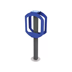 Frost Bike Stop Bike Racks, 2 Bike Capacity, Steel (2070-BLUE)