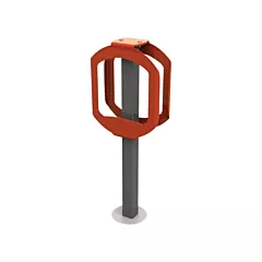 Frost Supports pour bicyclettes Bike Stop, 2 Capacité de bicyclettes, Acier (2070-RED)