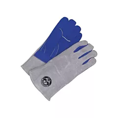 Bob Dale Gloves Welder Gloves with Gauntlet Cuff, One Size, Fleece, Split Cowhide (60-1-4020)