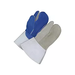Bob Dale Gloves Gander Brand Lined 1-Finger Welding Mitt with Gauntlet Cuff, One Size, Split Cowhide (64-9-666B-1-7)