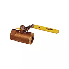 Dixon Group Safety-Vented Ball Valve, Bronze, Manual, FNPT x FNPT (BBV150LV)
