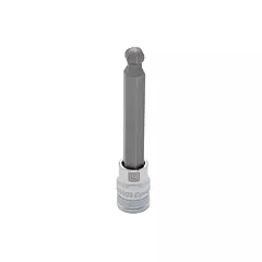 Dynamic Tools Long Metric Ball-Nose Hex Head Socket, 3/8
