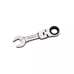 Dynamic Tools Metric Stubby Flex-Head Ratcheting Wrench, 5
