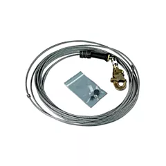 3M DBI Sala Fall Protection DBI-SALA® Sealed-Blok™ Galvanised Cable Assembly with Hook (3900105)
