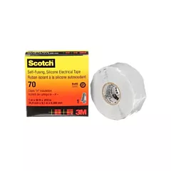 3M Scotch® Self-Fusing Silicone Rubber Electrical Tape, 25.4 mm (1