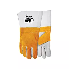 Watson Gloves Cow Town Flame-Resistant Gloves, Large, Cotton/Fleece, Split Cowhide (2761-L)