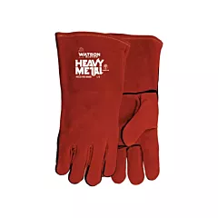 Watson Gloves Fire Brand Welding Gloves, One Size, Cotton/Fleece, Split Cowhide (9238)