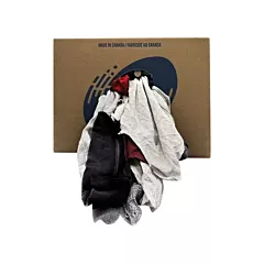 Rotex Western Wiper Rags Box, Fleece, Mix Colours, 20 lbs. (RF012-C20)