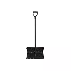 Aurora Tools Poly Snow Shovel with Steel Wear Strip, 19-3/4