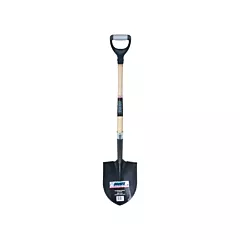 Aurora Tools Heavy-Duty Round Point Shovel