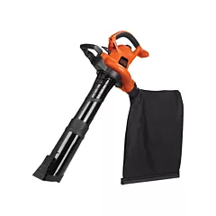 Black & Decker High Performance Leaf Blower/Vacuum/Mulcher, 250 MPH, 8.1 lbs., Electric (BV6600)