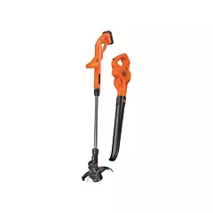 Black & Decker Max* String Trimmer/Edger & Hard Surface Sweeper Combo Kit, 10