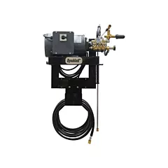 Dynablast Equipment Laveuse à pression à eau froide murale, 50', 2100 psi, 3.6 gal./min, 5 CV, 7560 Unités nettoyantes (CWM3621DE1)