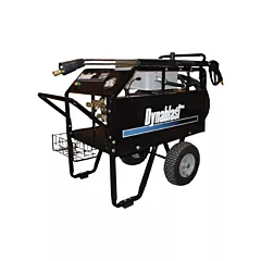 Dynablast Equipment Hot & Cold Water Pressure Washer, 30', 500 psi, 4 GPM, 1.5 HP, 2000 Cleaning Units (C5004HTSS)