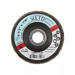 DISQUE LAMELLE TURBO 4 1/2X7/8 GRAIN 40, 4-1/2