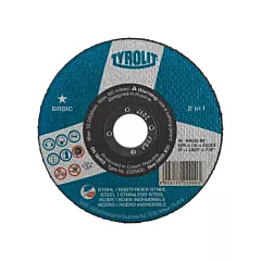 Tyrolit Basic 2 In 1 Cut-Off Wheel, 4-1/2