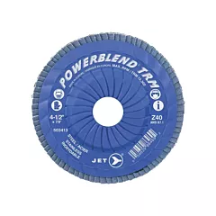 JET Powerblend TRM Trimmable Flap Disc, 4-1/2