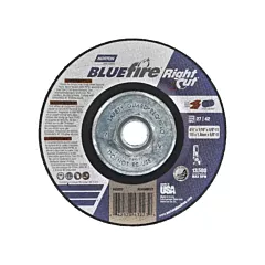 Norton BlueFire RightCut Right Angle Cut-Off Wheel, 4-1/2