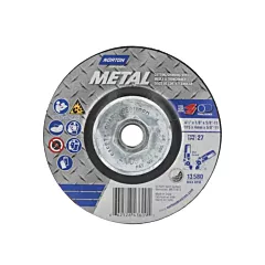 Norton Disque de meulage et tronçonnage métallique, 4-1/2