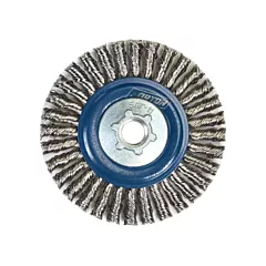 Norton Brosse à fils noués pour cordons de soudure pour meuleuse angulaire