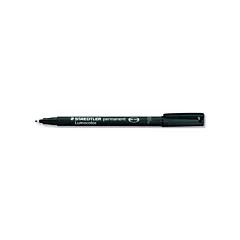 Staedtler Lumocolor® Permanent Markers, Black, Fine (318-9)