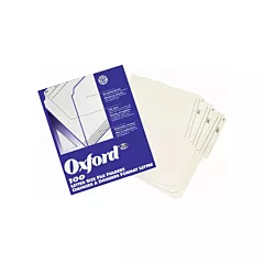 Esselte Chemises, Ivoire, Légal, 100 Qté/pqt - Boîte de 100 (485698)