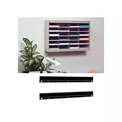 Safco Casiers pour documentation en acier robustes - Quincaillerie pour fixation (9200BL)