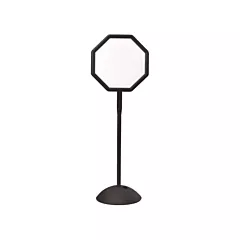 Safco Dry-Erase Octagonal Sign, 65