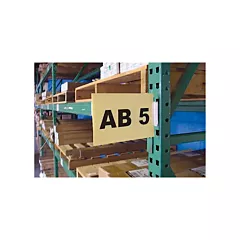 Aigner Label Holder Ensembles d'étiquettes pour allées d'entrepôt à fixation par pression Slip 'N Stik(MC)